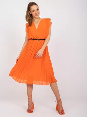Dámské šaty ITALY MODA DHJ-SK-N13198-1.22 ORANGE