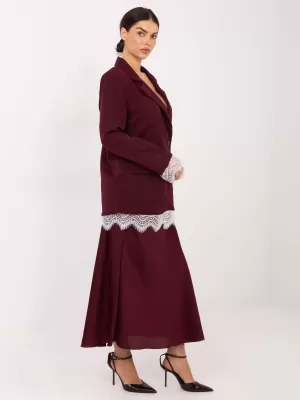 Dámská bunda ITALY MODA IT-MA-FL9916.02P BURGUNDY
