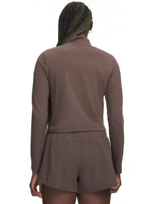 Dámské triko UNDER ARMOUR MOTION 1/2 ZIP 6013775-200 HNĚDÁ