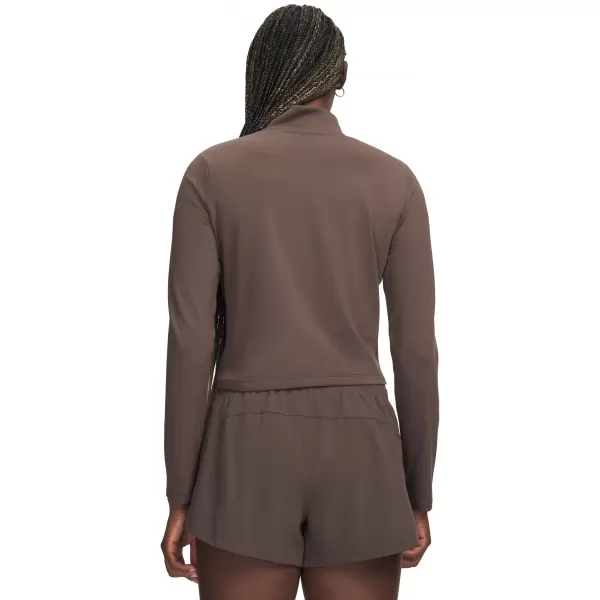  Dámské triko UNDER ARMOUR MOTION 1/2 ZIP 6013775-200 HNĚDÁ 