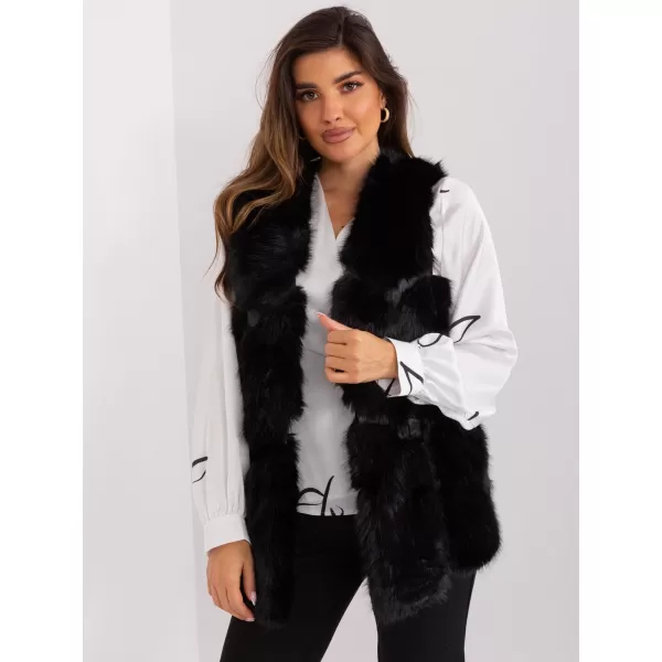  Dámská vesta WOOL FASHION ITALIA AT-KZ-2375.00P NOIRE 