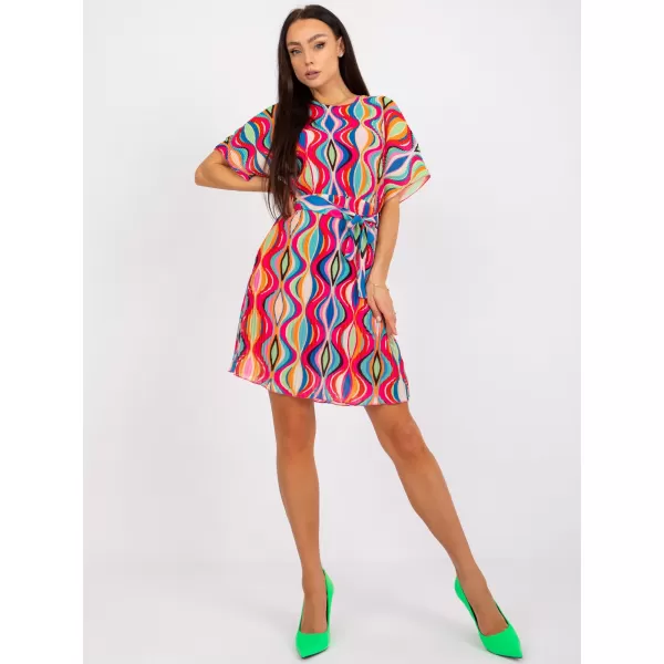  Dámské šaty ITALY MODA DHJ-SK-9651.51 DARK PINK 