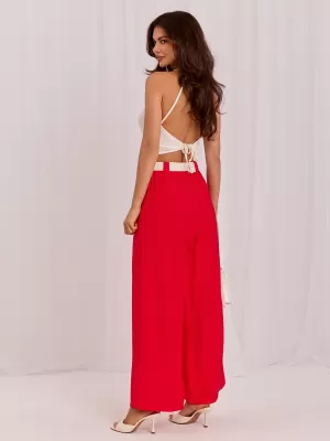 Dámské kalhoty RUE PARIS IT-SP-10358.16 RED