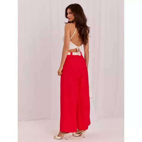  Dámské kalhoty RUE PARIS IT-SP-10358.16 RED 