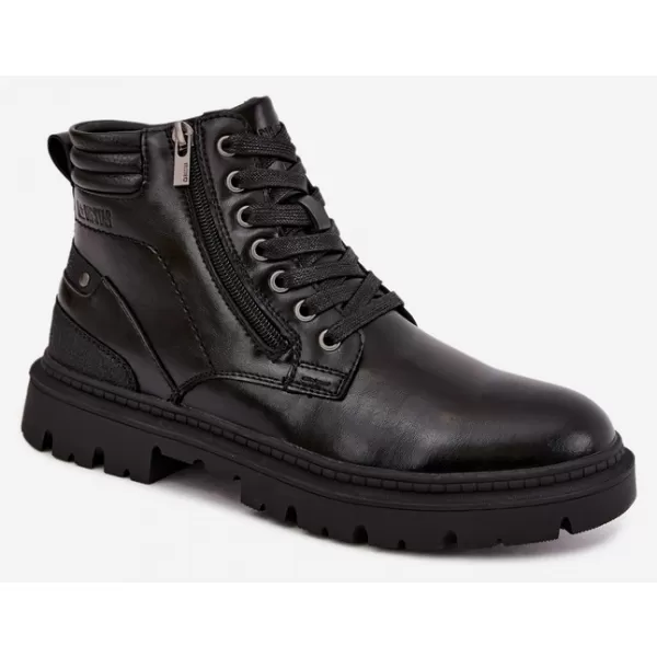  Pánské kotníkové boty BIG STAR SHOES UU174242 BLACK 