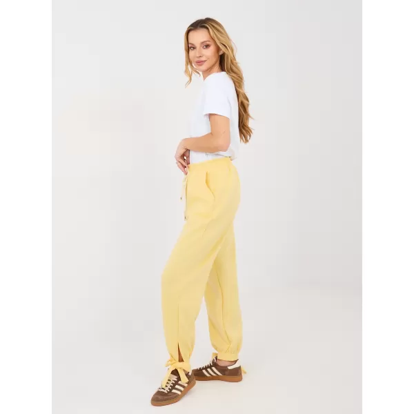  Dámské kalhoty ITALY MODA MI-SP-P6845.68 BRIGHT YELLOW 