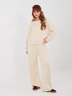 Dámská tepláková souprava FACTORY PRICE IT-KMPL-81001.28 LIGHT BEIGE