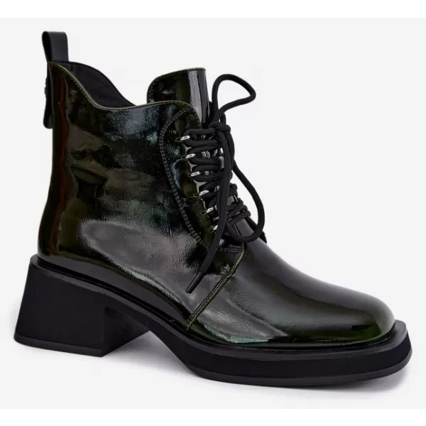  Dámské kotníkové boty GOE UU2N4129 DARK GREEN 