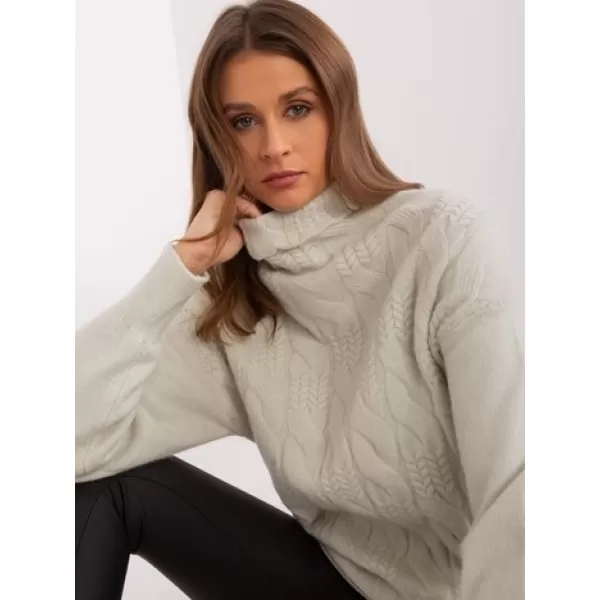  Dámský svetr WOOL FASHION ITALIA AT-SW-23401.97P PISTACHIO 