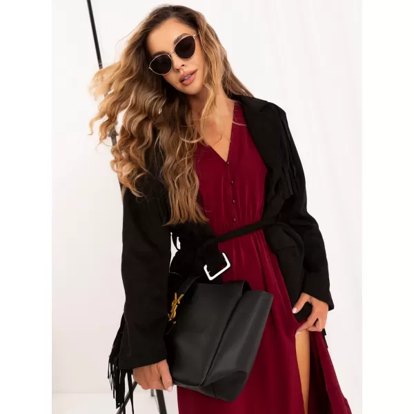  Dámské šaty ITALY MODA MI-SK-1061-2.02 BURGUNDY 