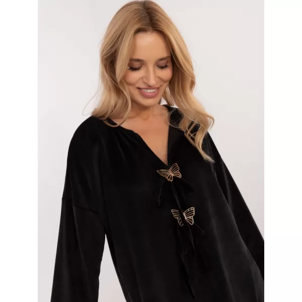  Dámská halenka ITALY MODA DHJ-BZ-19916.03P NOIRE 