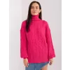 Dámský svetr WOOL FASHION ITALIA AT-SW-2348.93 FUCHSIA