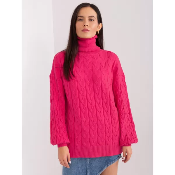  Dámský svetr WOOL FASHION ITALIA AT-SW-2348.93 FUCHSIA 