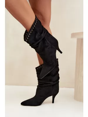 Dámské kotníkové boty BOTO 2568A BLACK