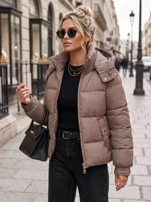 Dámská bunda DSTREET BÉŽOVÁ