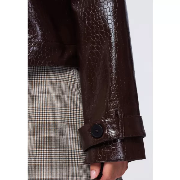  Dámská bunda OMBRE OW-JAFL-0145 BROWN 