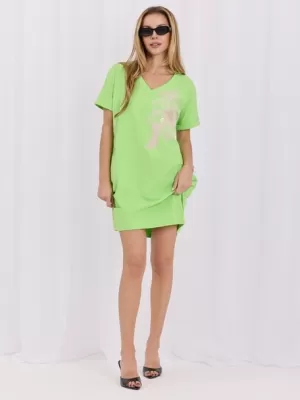 Dámské šaty RELEVANCE RV-SK-A1354.70 BRIGHT GREEN