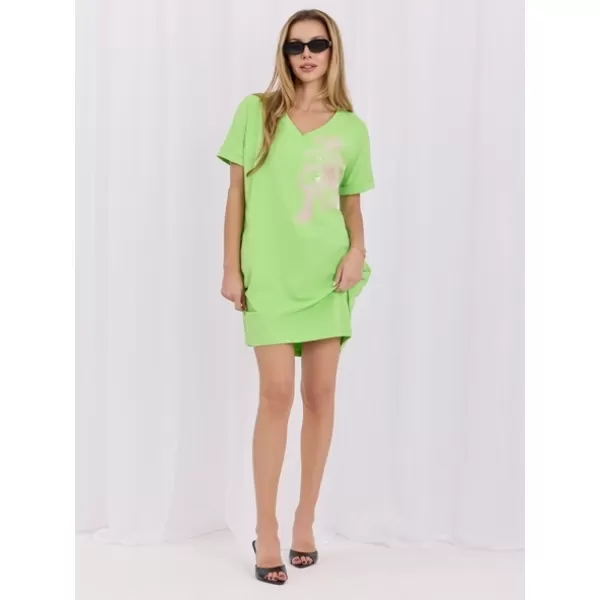  Dámské šaty RELEVANCE RV-SK-A1354.70 BRIGHT GREEN 