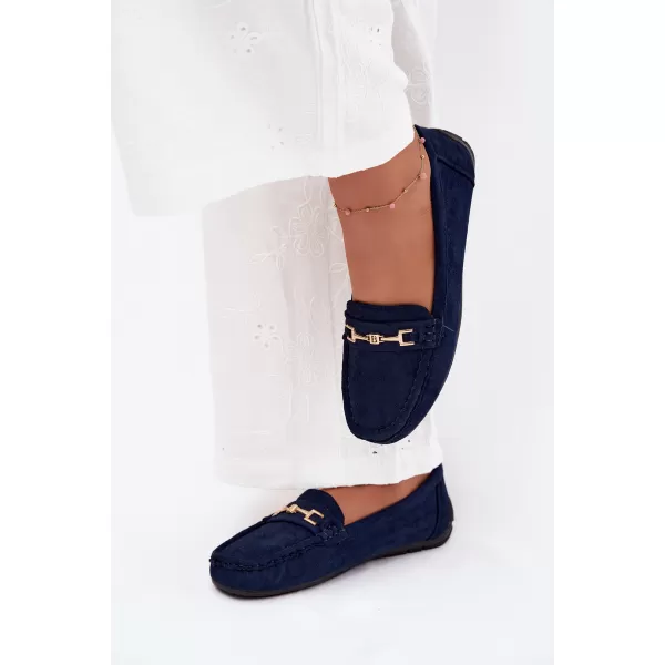  Dámské mokasíny BOTO FT247 NAVY BLUE 