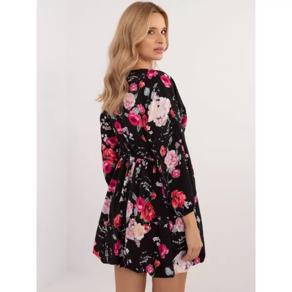  Dámské šaty ITALY MODA DHJ-SK-19861-4.28 BLACK AND RED 