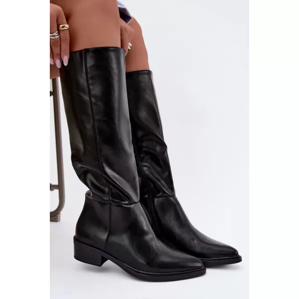  Dámské kozačky BOTO 6502 BLACK 