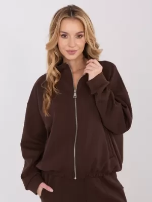 Dámská mikina FACTORY PRICE SM-BL-A1562.33 DARK BROWN