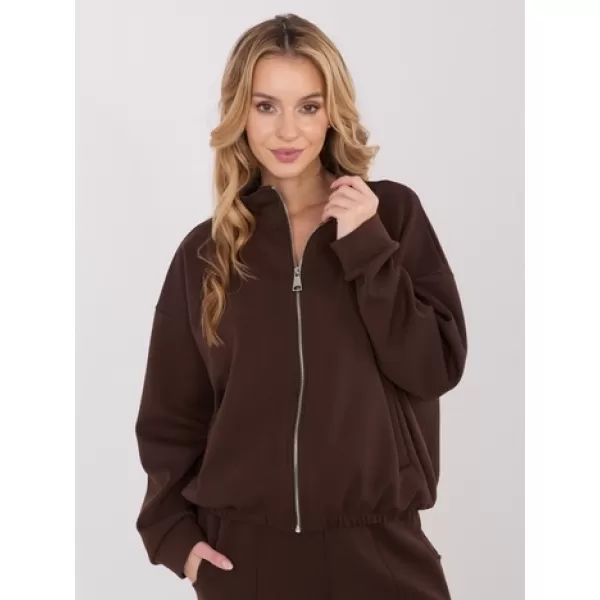  Dámská mikina FACTORY PRICE SM-BL-A1562.33 DARK BROWN 