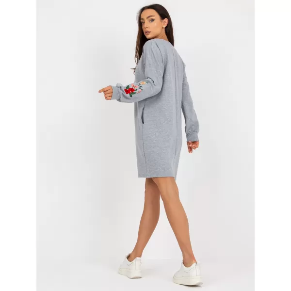  Dámské šaty RUE PARIS RV-SK-8088.59 GRAY 