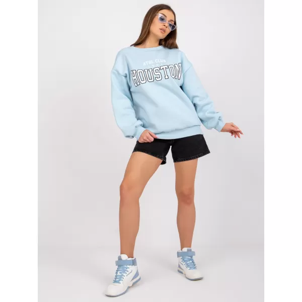  Dámská mikina EX MODA EM-BL-617-H.21X LIGHT BLUE 