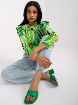 Dámská halenka ITALY MODA DHJ-BZ-6533C.90 BRIGHT GREEN