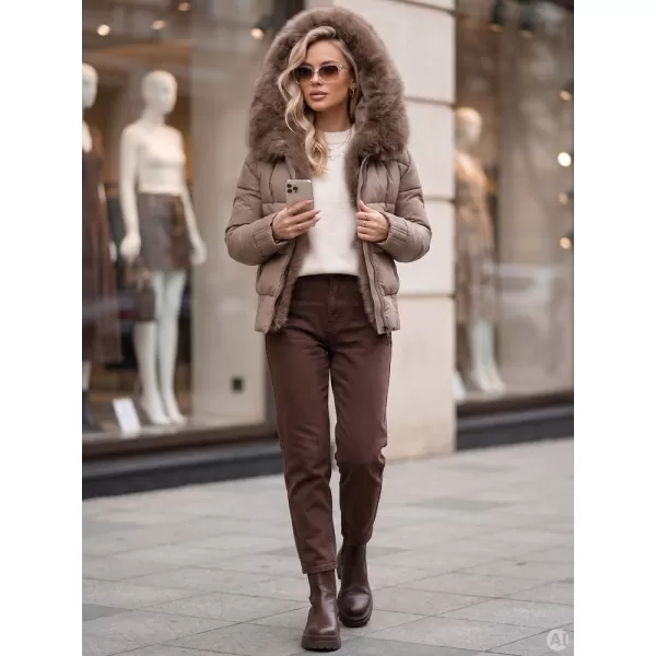  Dámská bunda DSTREET1 KHAKI 