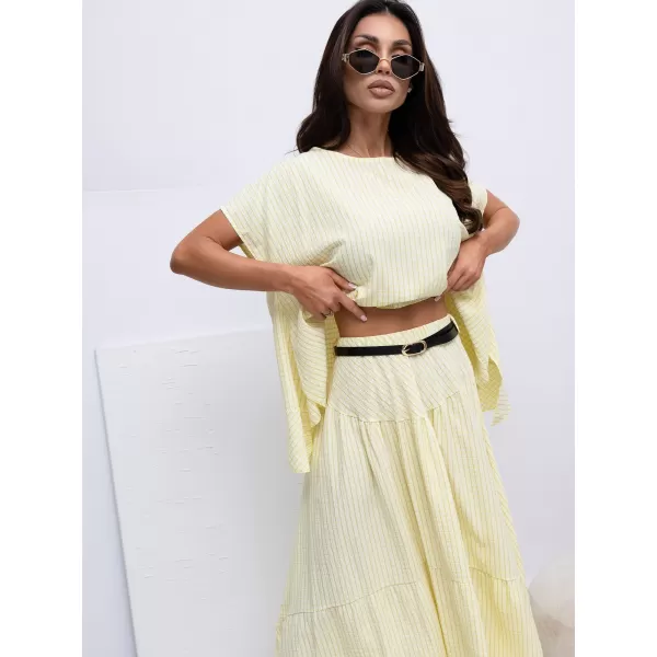  Dámská halenka ITALY MODA IT-BZ-FL10332.80 BRIGHT YELLOW 