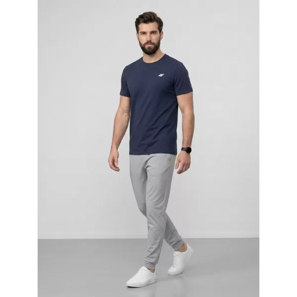  Pánské triko 4F 4FWAW25TTSHM2373 DENIM 