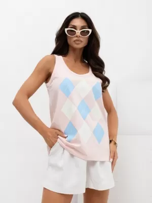 Dámský top RELEVANCE RV-TP-A1375.91 BRIGHT PINK
