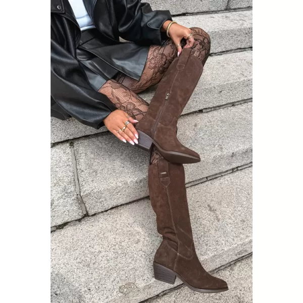  Dámské kozačky BIG STAR SHOES UU274519 CHOCOLATE 
