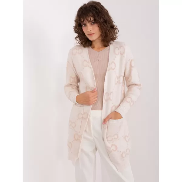  Dámský svetr WOOL FASHION ITALIA AT-SW-23401-A.39 BEIGE 