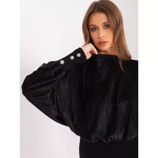  Dámská halenka RUE PARIS RV-BZ-7348.11 NOIRE 