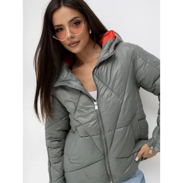  Dámská bunda SUBLEVEL D50048X44517A1 KHAKI 