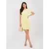 Dámské šaty RUE PARIS RV-SK-5672.03P BRIGHT YELLOW