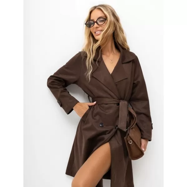  Dámský kabát ITALY MODA MI-PL-A515116.84 DARK BROWN 