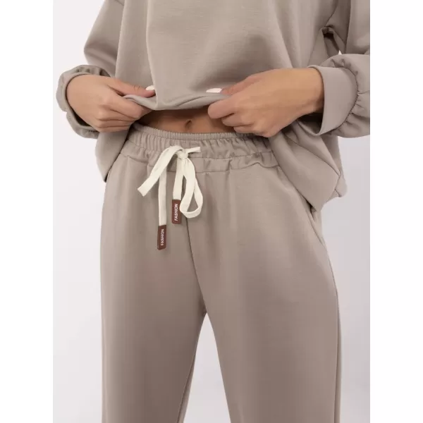  Dámský set ITALY MODA MI-KMPL-M5879.86 DARK BEIGE 
