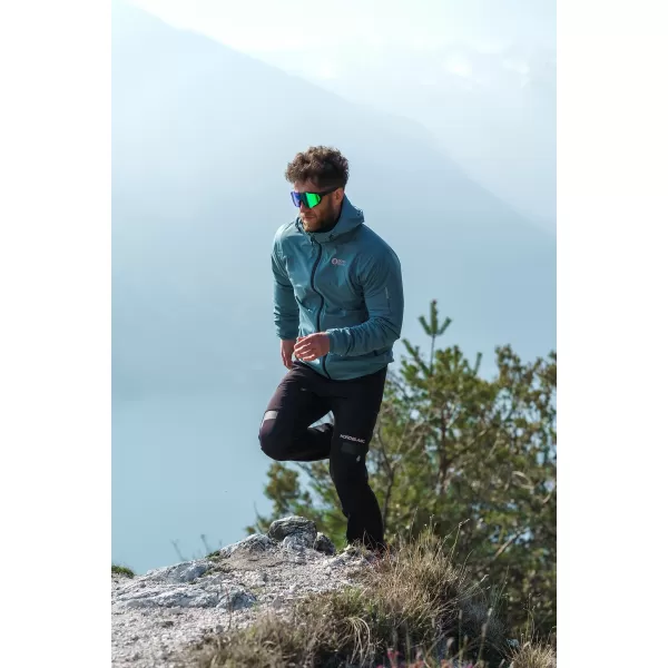  Pánská nepromokavá softshellová bunda NORDBLANC EXPEDITIOUS NBSSM8323 ZELENÁ 