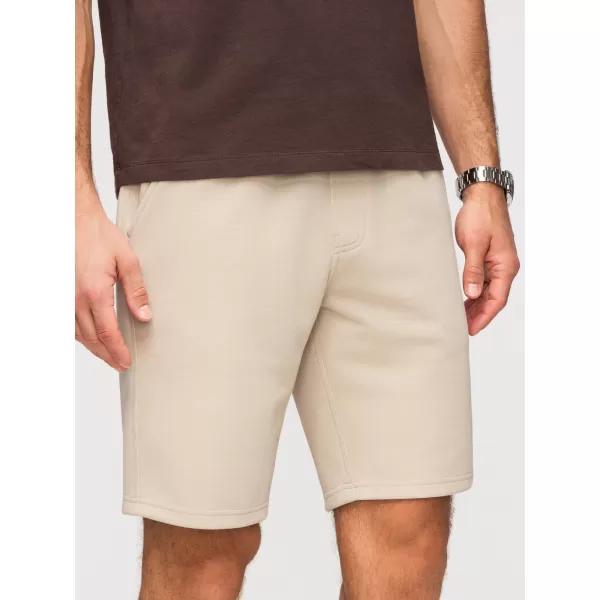  Pánské kraťasy OMBRE OM-SRSK-0124 BEIGE 