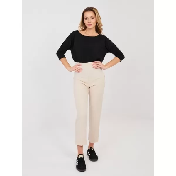  Dámské kalhoty RUE PARIS IT-SP-FL9069.94 LIGHT BEIGE 