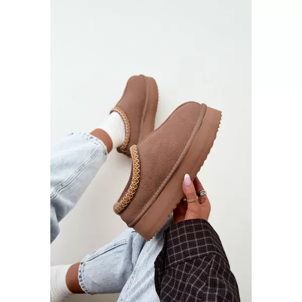  Dámské sněhule VINCEZA 97972 DARK BEIGE 