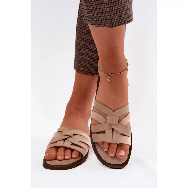  Dámské pantofle BOTO 9826 BEIGE 