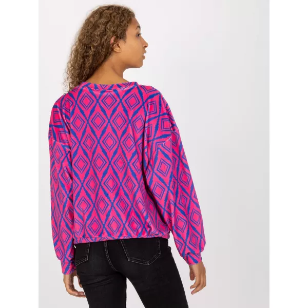  Dámská mikina RUE PARIS RV-BL-8188.50 PINK 
