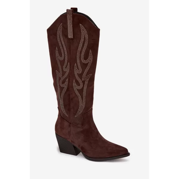  Dámské boty BOTO LQ-129 BROWN 