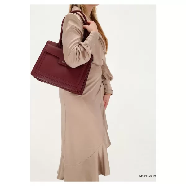  Kabelka Charm London Monaco 25422 Bordeaux red BORDEAUX RED 