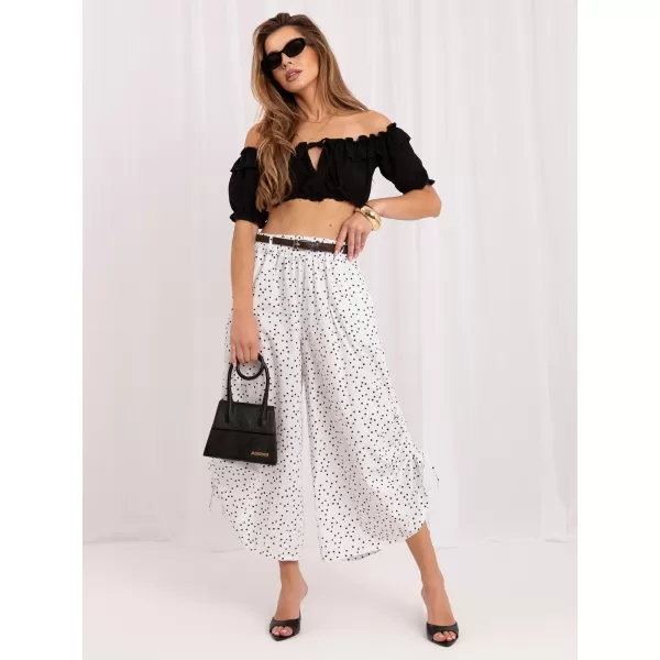 Dámské kalhoty ITALY MODA MI-SP-631061.75 WHITE 